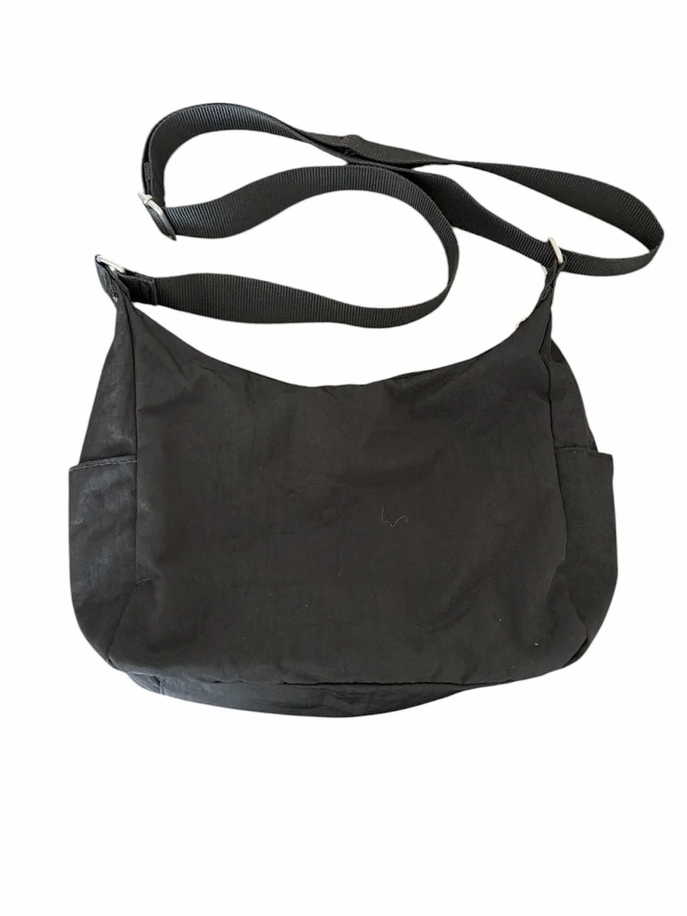Baggallini black crossbody bag lightweight classic travel capsule minimalist